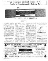 Saba Freudenstadt-Stereo-E - TEST 1968 